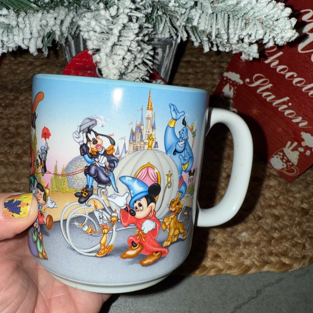 Vintage 25th Walt Disney World Collectible Mug 1996 Coffee Cup - Picture 2 of 6